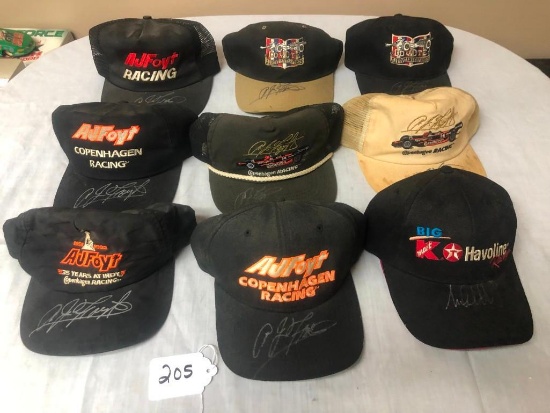 MISC RACE HATS SIGNED