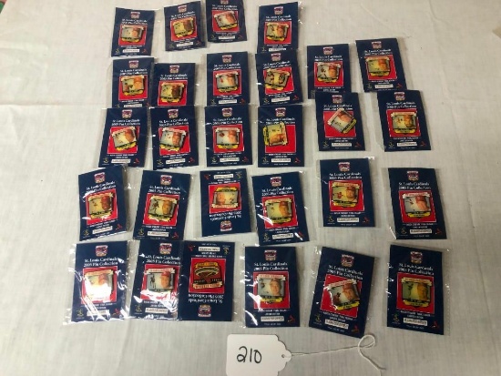 2005 ST LOUIS CARDINALS PIN COLLECTION