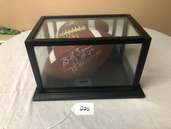 OKLAHOMA BILLY SIMS SIGNED FOOTBALL