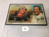 AJ FOYT FRAMED PICTURE