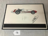 AJ FOYT FRAMED PRINT