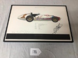 AJ FOYT FRAMED PRINT