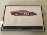 AJ FOYT FRAMED PRINT