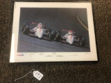 NIGEL MANSELL FORMULA ONE PRINT