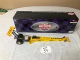 EDDIE HILL ACTION TOP FUEL DRAGSTER