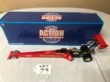 CHRIS KARMESINES ACTION TOP FUEL DRAGSTER