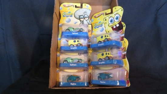 Quantity of SpongeBob Hot Wheels, as pictured