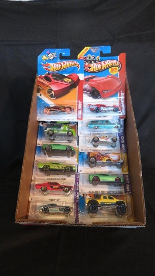 Quantity of Hot Wheels, as pictured