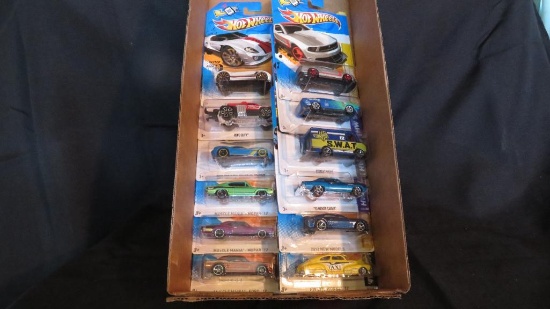 Quantity of Hot Wheels, as pictured