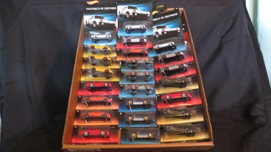 Quantity of Hot Wheels Porsche Series, as pictured