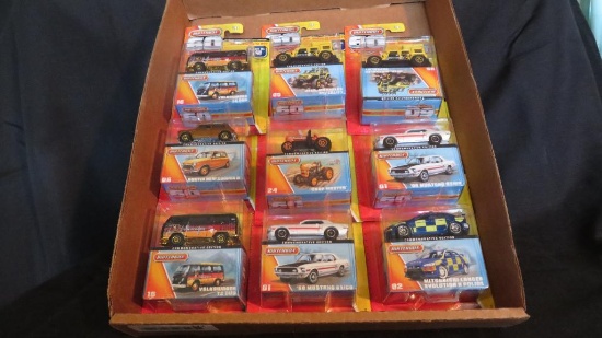 Quantity of Matchbox 60th Anniversary Commemorative Edition, as pictured