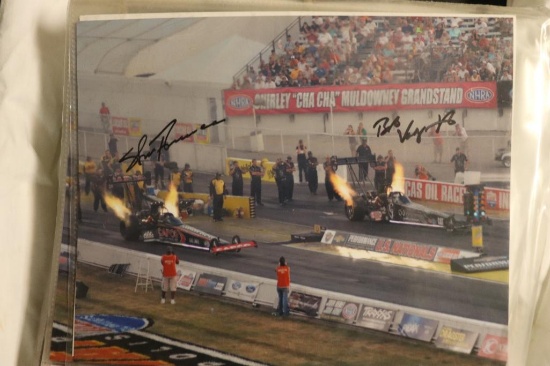 Binder of Autographed NHRA Pictures