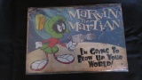 Metal sign, Marvin the Martian, as pictured