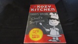 Metal sign, Peanuts, The Kozy Kitchen, as pictured
