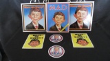 Quantity of MAD, Alfred E Neuman, decals/stickers, as pictured