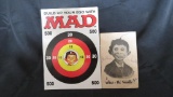 MAD, Alfred E Neuman, Target and vintage card, as pictured