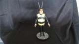John Belushi, SNL, Bee costume, figure and stand, as pictured