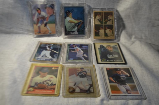 Cards 9 Baseball (2) McGwire, (1) Williams, (1) Mantle, (1) Pettitte, (1) Gentile, (1) Gwynn, (1)