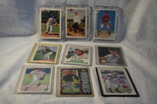 Cards 8 Baseball (2) McGwwire, (4) Jones, (1) Jordan, (1) Maddux and 1 Davis Fishing Card