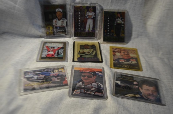 Cards 9 Racing (5) Earnhardt, (1) Thomas, (1) Labonte, (1) Jarrett, (1) Pressley