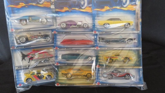 Quantity of Hot Wheels, as pictured