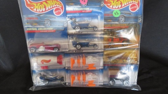 Quantity of Hot Wheels, Virtual Collection, as pictured