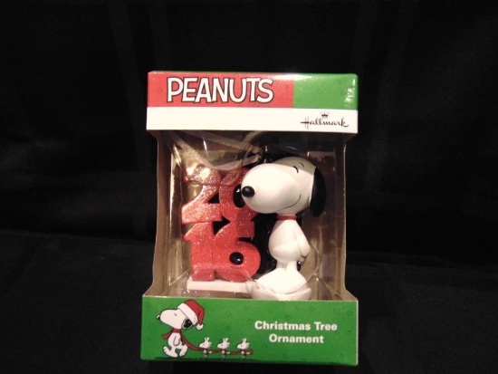 Peanuts, Hallmark, Snoopy Ornament, 2016
