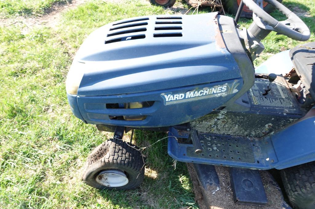 Used yard machine riding mower sale