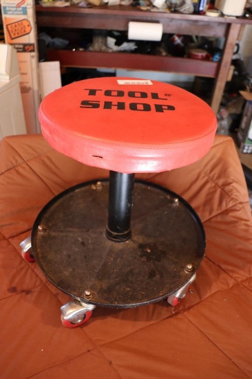 Tool Shop Rolling Shop Stool