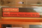 Craftsman 30-piece Router bit set