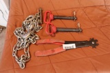 Small log chain & large hitch pins