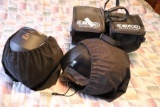 (2) Duke Motorcycle Helmets & Zero saddle bags
