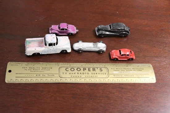 Quanity of vintage toy cars to include Tootsie