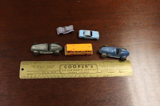 Quanity of vintage toy cars to include Tootsie