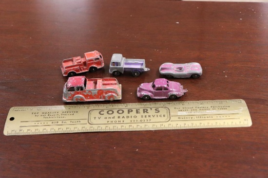 Quanity of vintage toy cars to include Tootsie