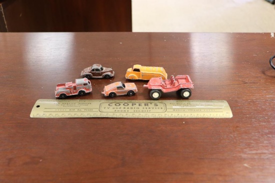 Quanity of vintage toy cars to include Tootsie