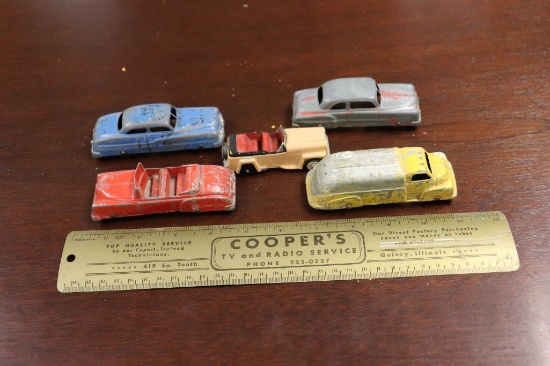 Quanity of vintage toy cars to include Tootsie