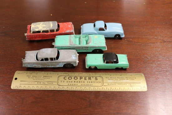 Quanity of vintage toy cars to include Tootsie