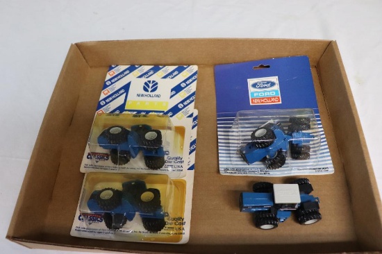 Lot of 1/64 Scale Die-Cast Fwd Ford and New Holland