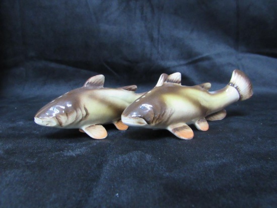 Old Vintage Relco Bullhead Fish SP Shakers