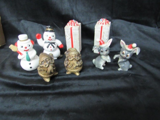 Vintage lot of Christmas shakers including Napco and more