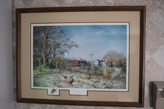 33 in. x 25 in. "The Old Home Place" By Bud Burgess 1991 Print of the Year
