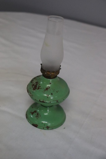 Vintage Mini Metal Oil Lamp