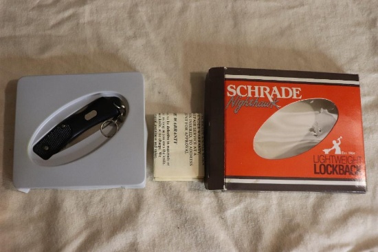 SCHRADE NIGHTHAWK SINGLE BLADED POCKET KNIFE