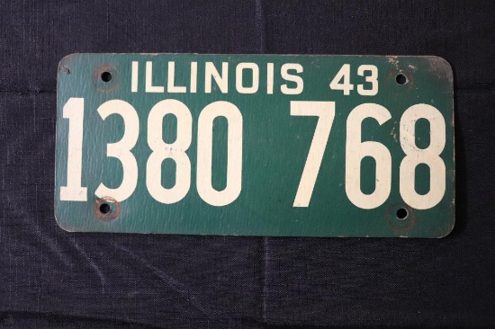 Illinois-43 soy License Plate