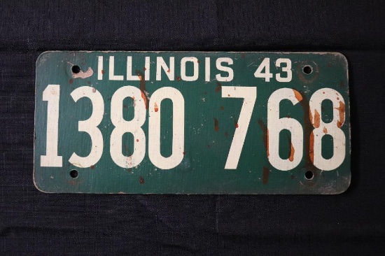 Illinois-43 Soy License Plate