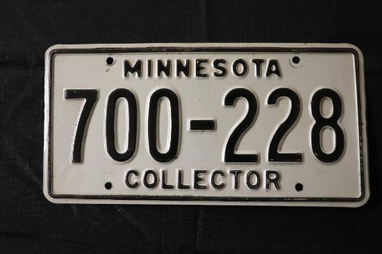 Minnesota Collector Metal License Plate