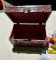 VINTAGE MINI TRUNK WITH TOY FIGURES