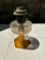 VINTAGE CORINTHIAN ALADDIN LAMP AMBER & CLEAR