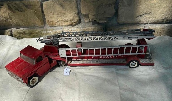 1960S STRUCTO FIRE ENGINE MISSING ONE LADDER